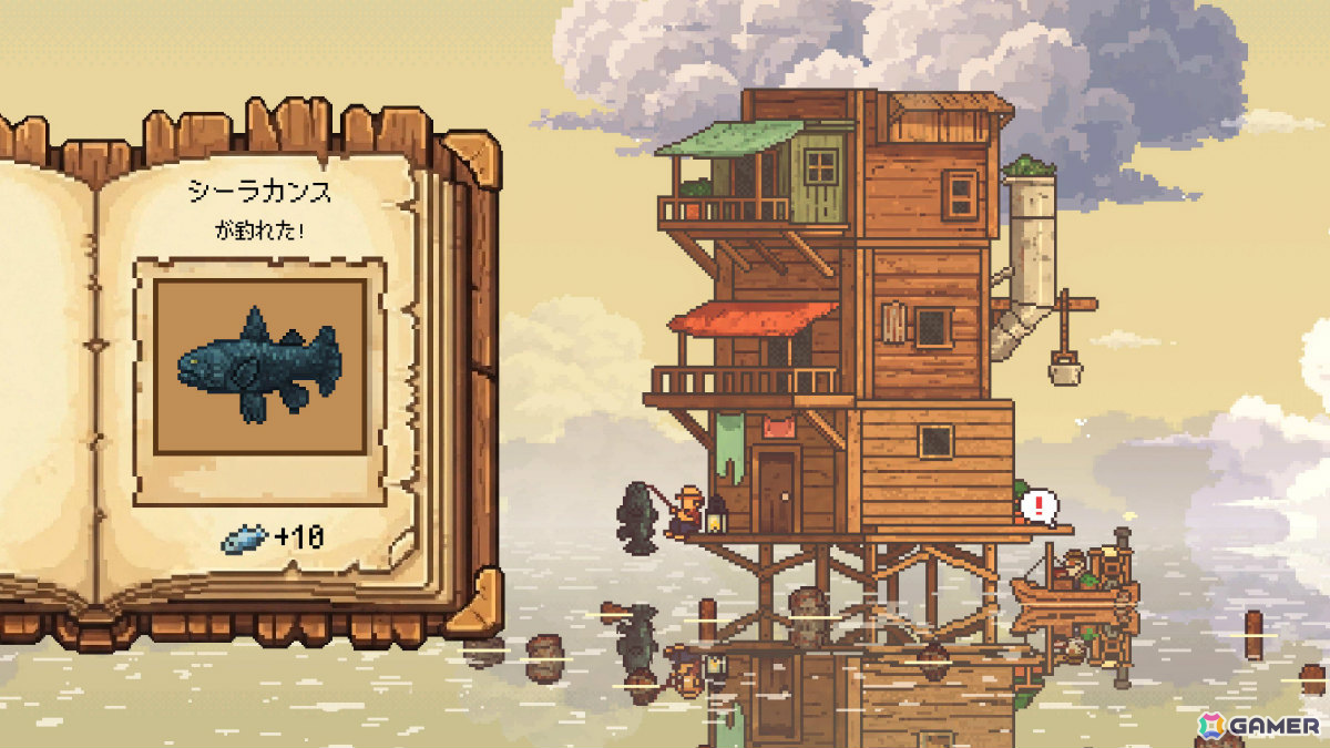 水面に浮かぶ小さな家を空へと伸ばしていく放置建築ゲーム「CELESTAY」リリース日が10月9日に決定！の画像5