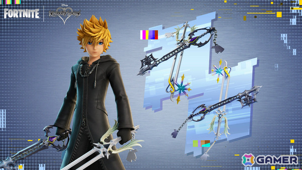 「フォートナイト」で「キングダム ハーツ」コラボが開催!ソラ、カイリ、リク、ロクサスのコスチュームが登場の画像