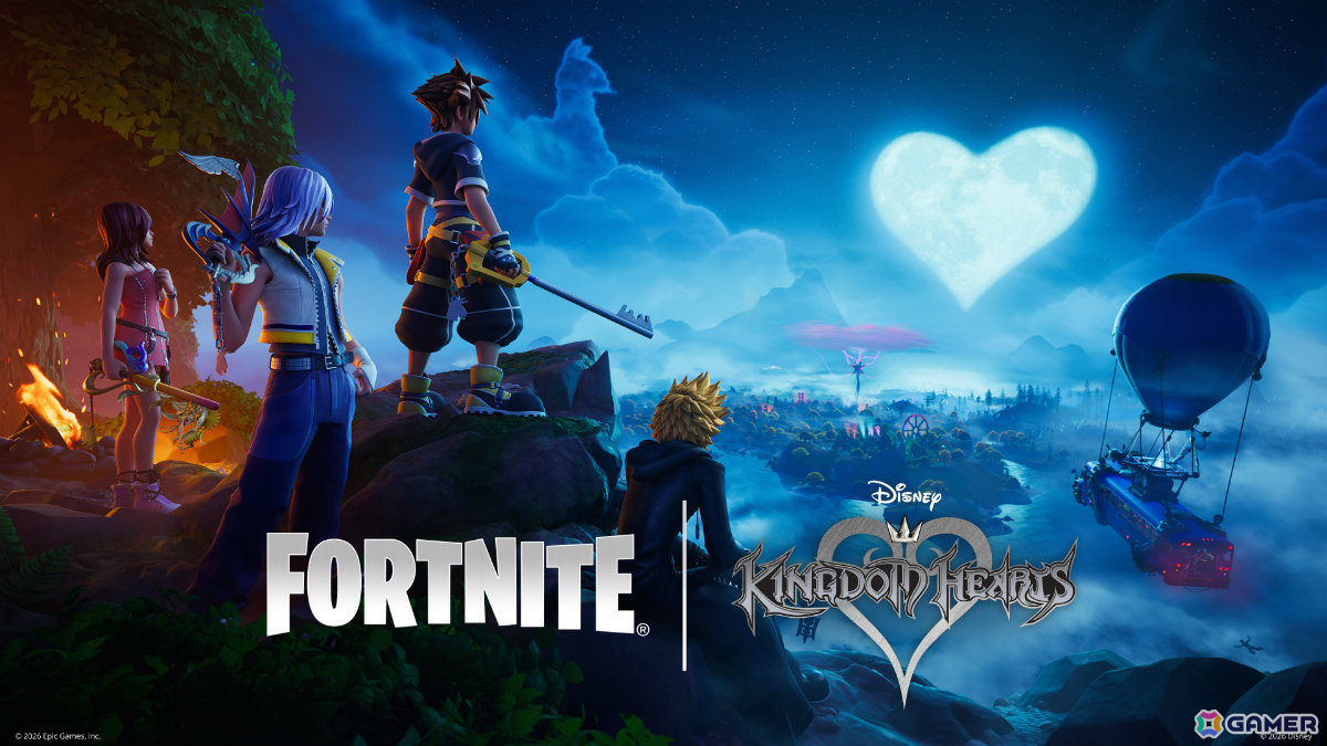 「フォートナイト」で「キングダム ハーツ」コラボが開催!ソラ、カイリ、リク、ロクサスのコスチュームが登場の画像
