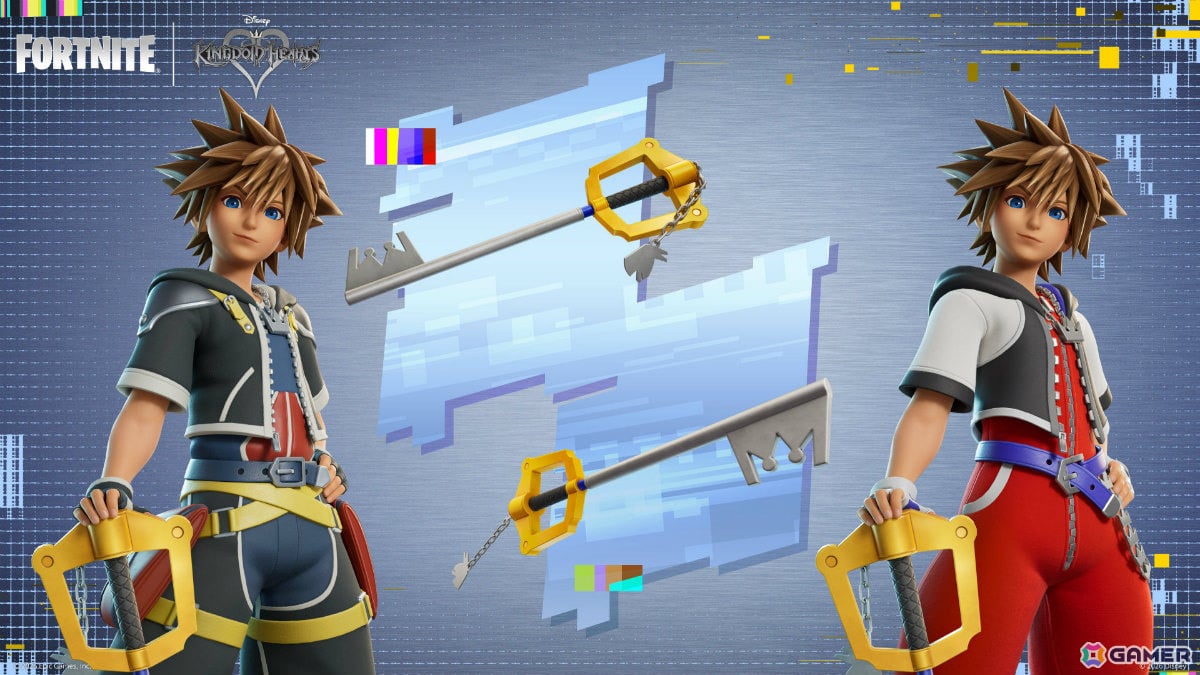 「フォートナイト」で「キングダム ハーツ」コラボが開催！ソラ、カイリ、リク、ロクサスのコスチュームが登場の画像2