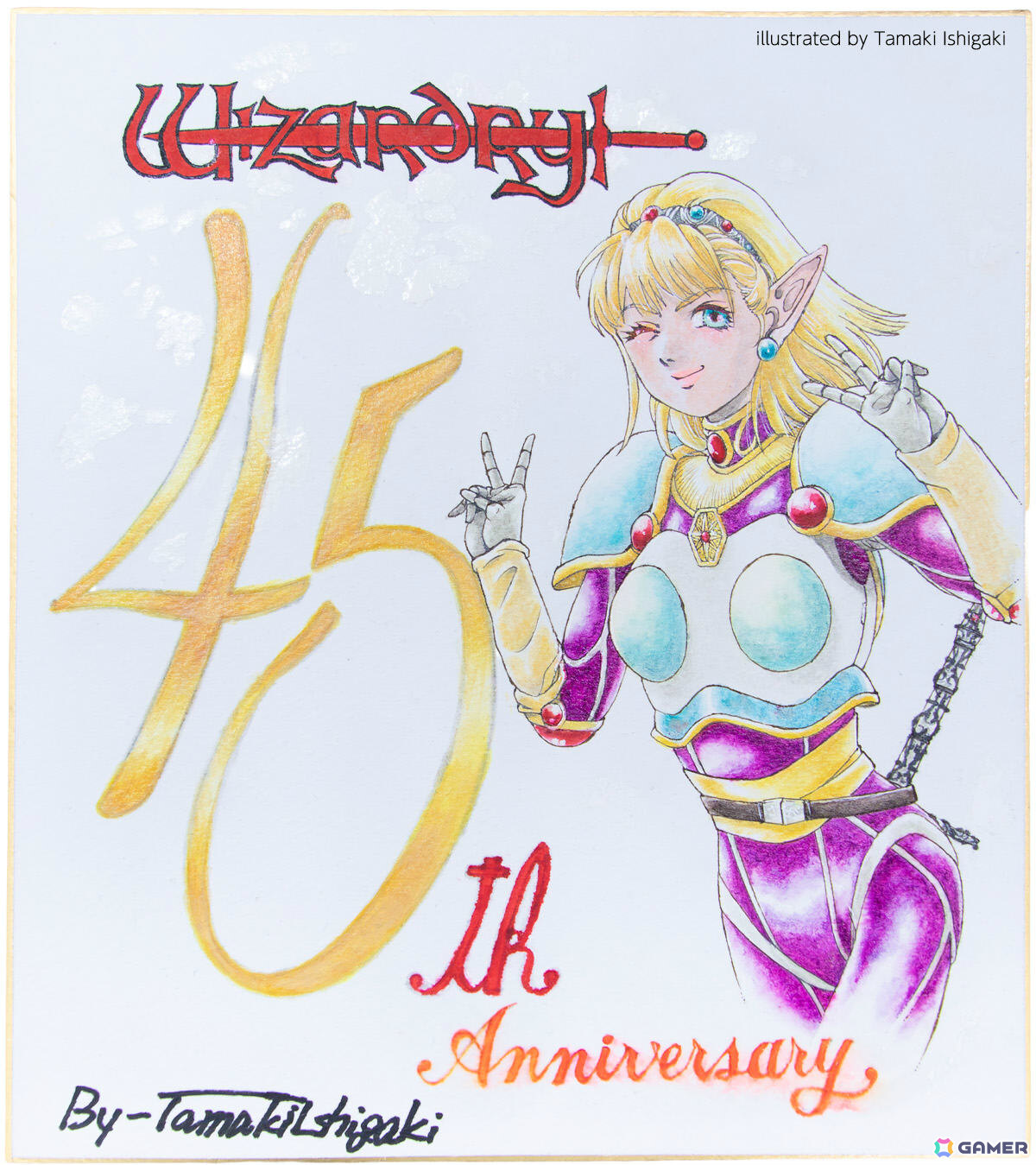 「Wizardry」45周年を記念して漫画版「ウィザードリィ」の石垣環氏への特別インタビュー記事が公開!の画像