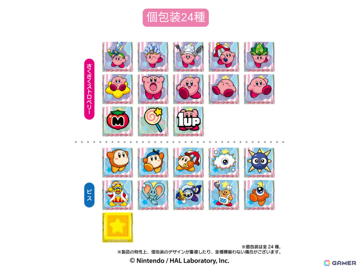 「星のカービィ」×チロルチョコのコラボ商品が登場！個包装を組み合わせてステージ風にすることもの画像