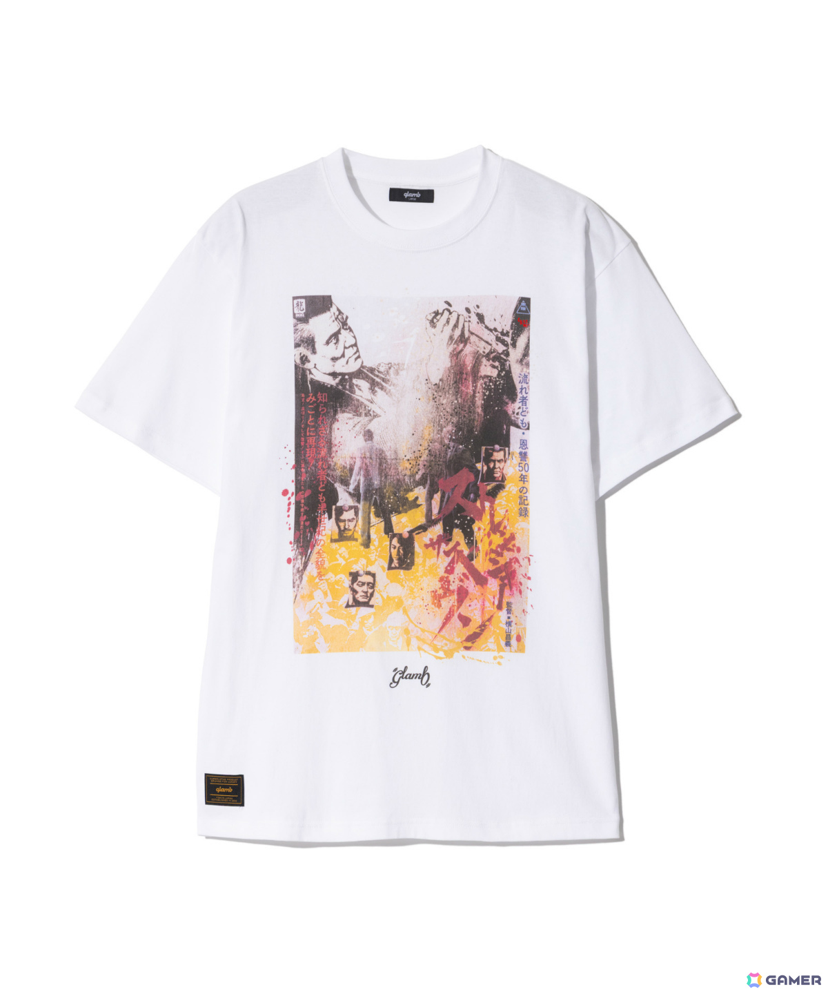 「STRANGER THAN HEAVEN」×「仁義なき戦い」のコラボTシャツをglambが発表!TGS2026にてカラー限定で先行販売の画像
