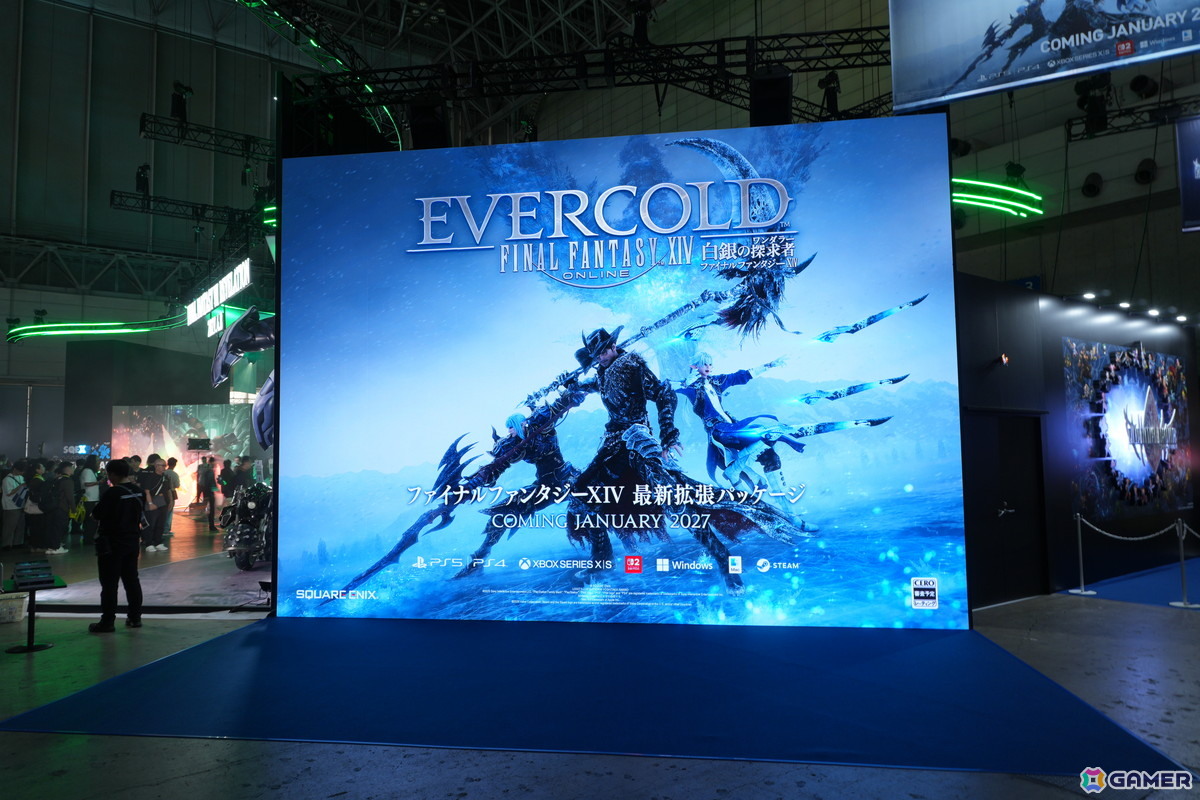 バスターソードやバイクに乗って「FFVII」の世界へ!スクウェア・エニックスブースの模様を紹介【TGS2026】の画像