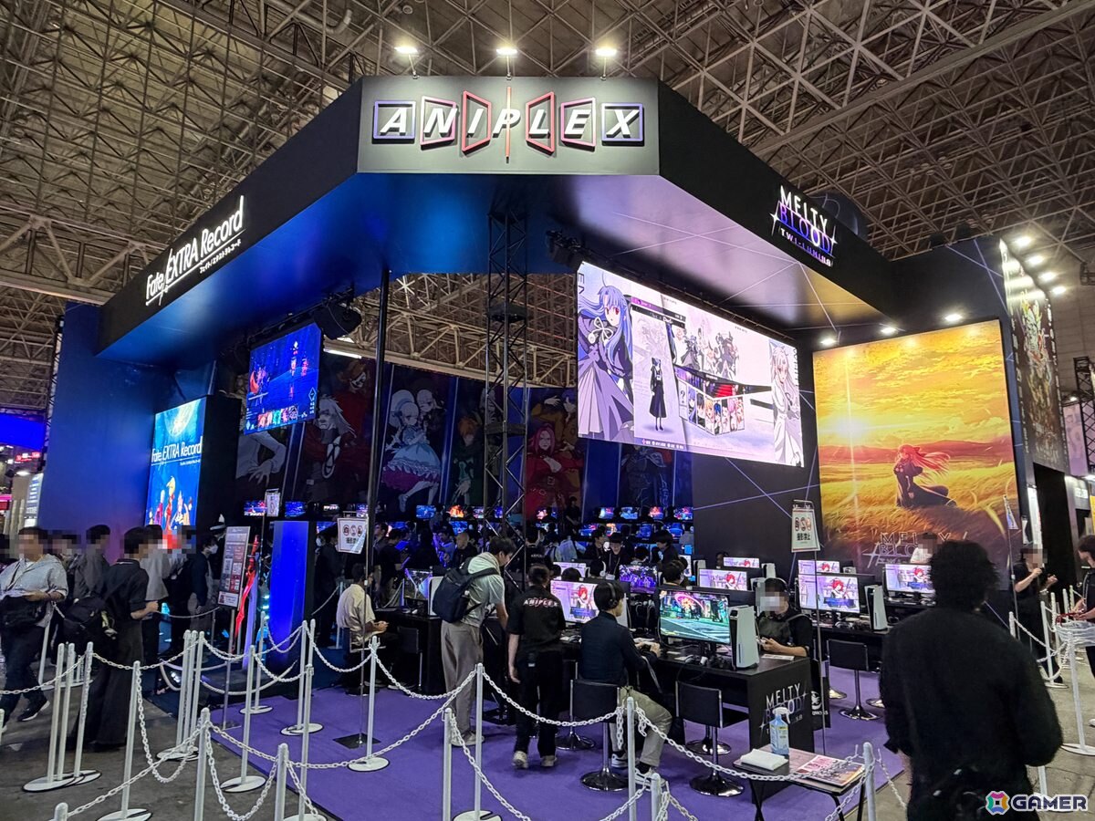「Fate/EXTRA Record」「MELTY BLOOD」を世界最速試遊!コスプレ撮影会も行われるアニプレックスブースを紹介【TGS2026】の画像