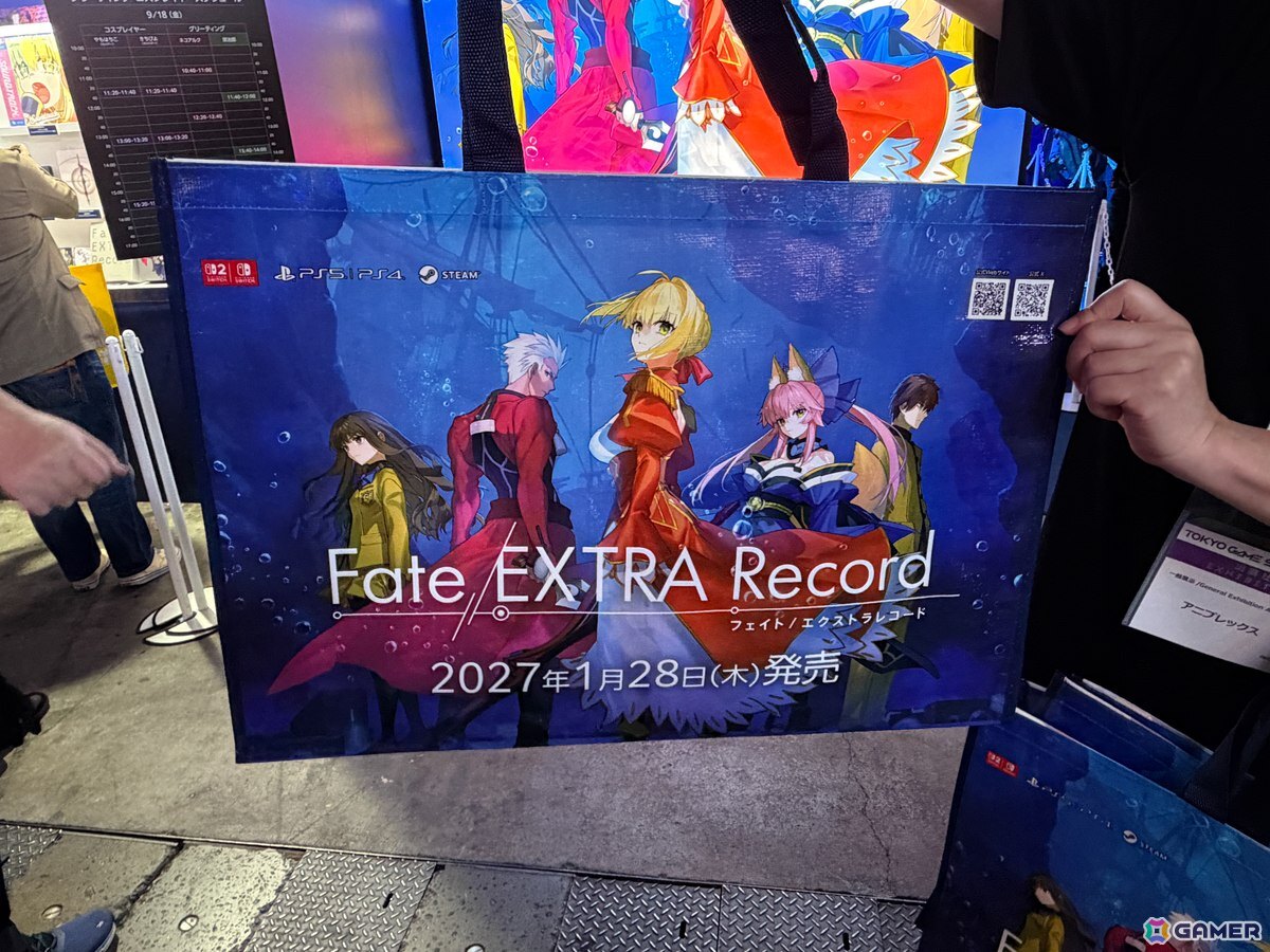 「Fate/EXTRA Record」「MELTY BLOOD」を世界最速試遊!コスプレ撮影会も行われるアニプレックスブースを紹介【TGS2026】の画像