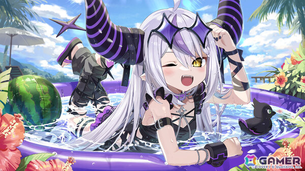 「ホロドリ」アキ・ローゼンタールさんら4名が水着姿に！涼を求めるトリップガチャやイベント「夢幻のサマーエスケープ！？」が開催の画像4