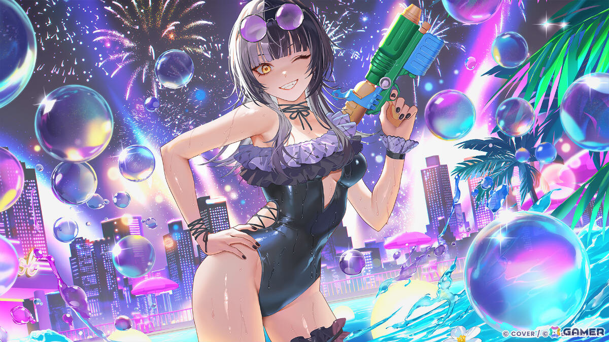 「ホロドリ」アキ・ローゼンタールさんら4名が水着姿に！涼を求めるトリップガチャやイベント「夢幻のサマーエスケープ！？」が開催の画像