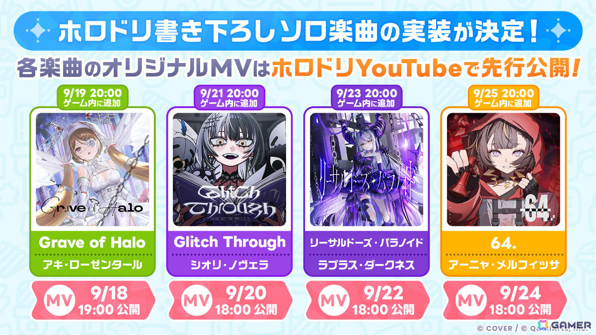 「ホロドリ」アキ・ローゼンタールさんら4名が水着姿に！涼を求めるトリップガチャやイベント「夢幻のサマーエスケープ！？」が開催の画像