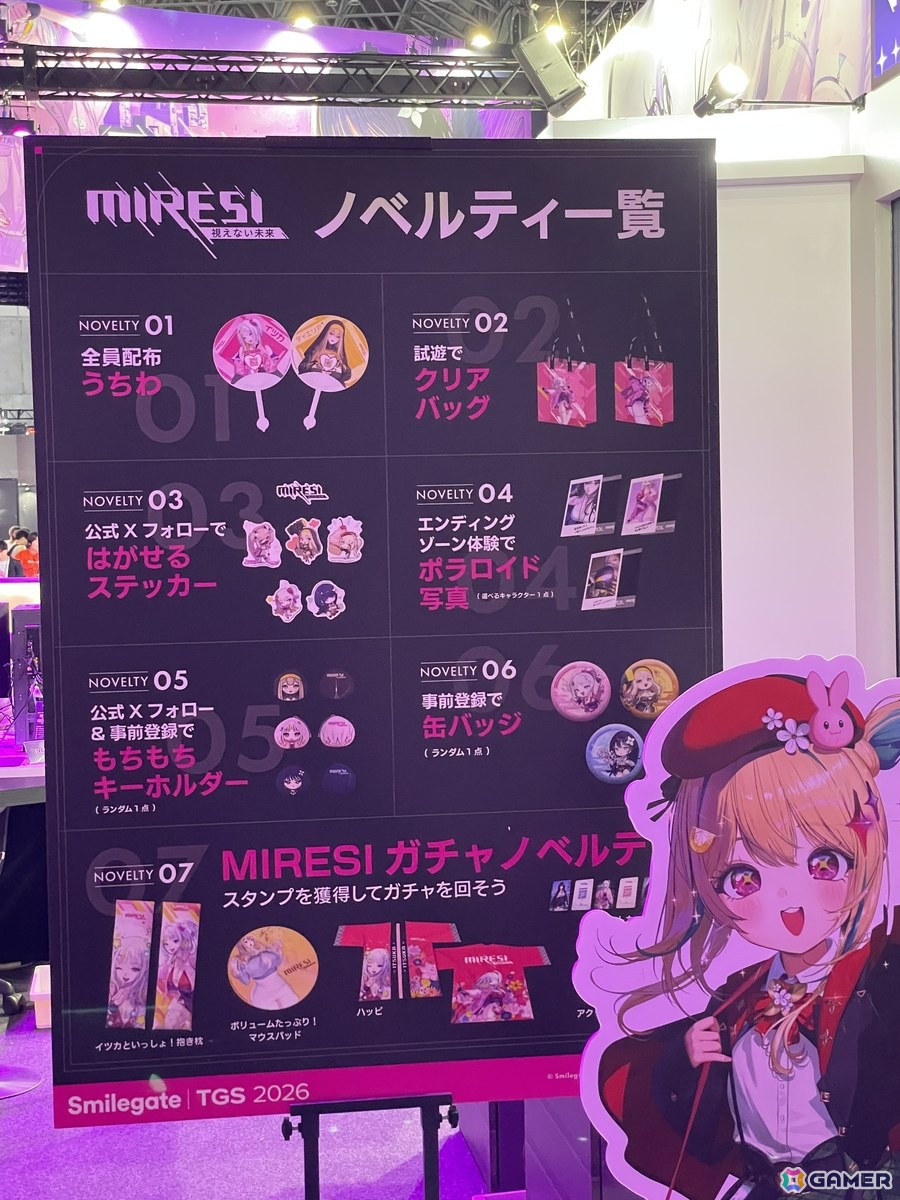 「MIRESI:視えない未来」試遊レポート&開発者インタビュー:キャラクター制作時に一番重要視しているのは彼女たちのバックボーン【TGS2026】の画像