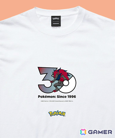 ポケモン1,025匹のTシャツが登場!30周年記念ロゴを使ったTシャツコレクションの受注販売がZOZOTOWNで開始の画像