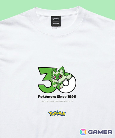 ポケモン1,025匹のTシャツが登場!30周年記念ロゴを使ったTシャツコレクションの受注販売がZOZOTOWNで開始の画像