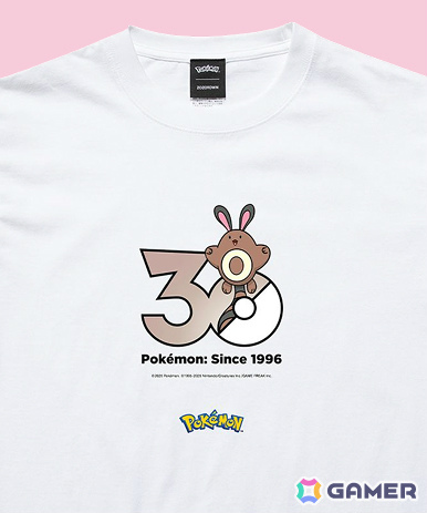 ポケモン1,025匹のTシャツが登場!30周年記念ロゴを使ったTシャツコレクションの受注販売がZOZOTOWNで開始の画像