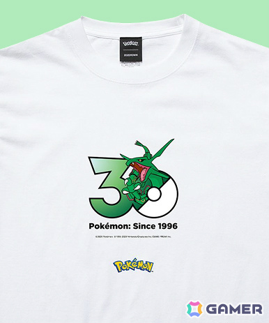 ポケモン1,025匹のTシャツが登場!30周年記念ロゴを使ったTシャツコレクションの受注販売がZOZOTOWNで開始の画像