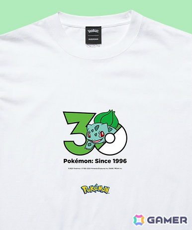 ポケモン1,025匹のTシャツが登場！30周年記念ロゴを使ったTシャツコレクションの受注販売がZOZOTOWNで開始の画像3