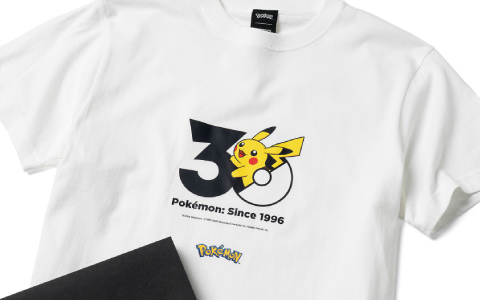 ポケモン1,025匹のTシャツが登場！30周年記念ロゴを使ったTシャツコレクションの受注販売がZOZOTOWNで開始