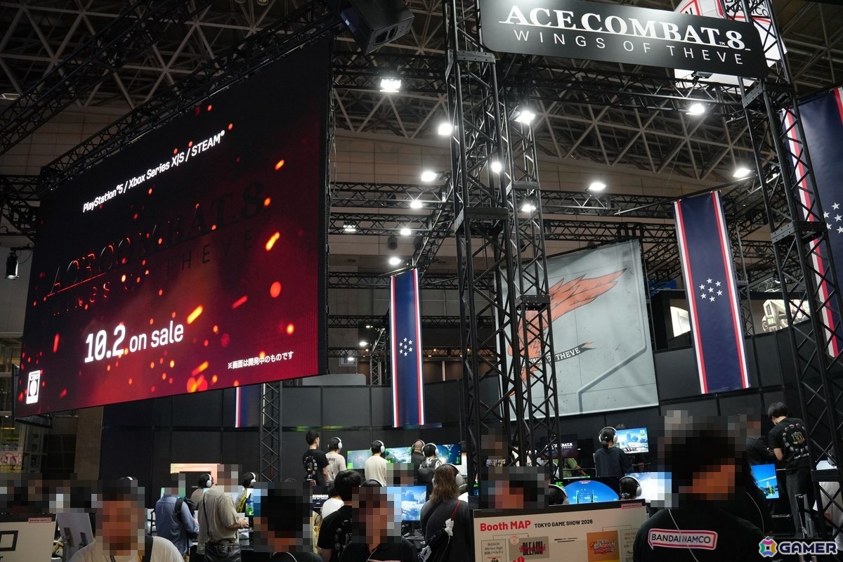「ACE COMBAT 8」を国内イベント初試遊出展!「GUNDAM ROGUE ORBIT」「ゼノバース3」などが集結するバンダイナムコブースレポート【TGS2026】の画像