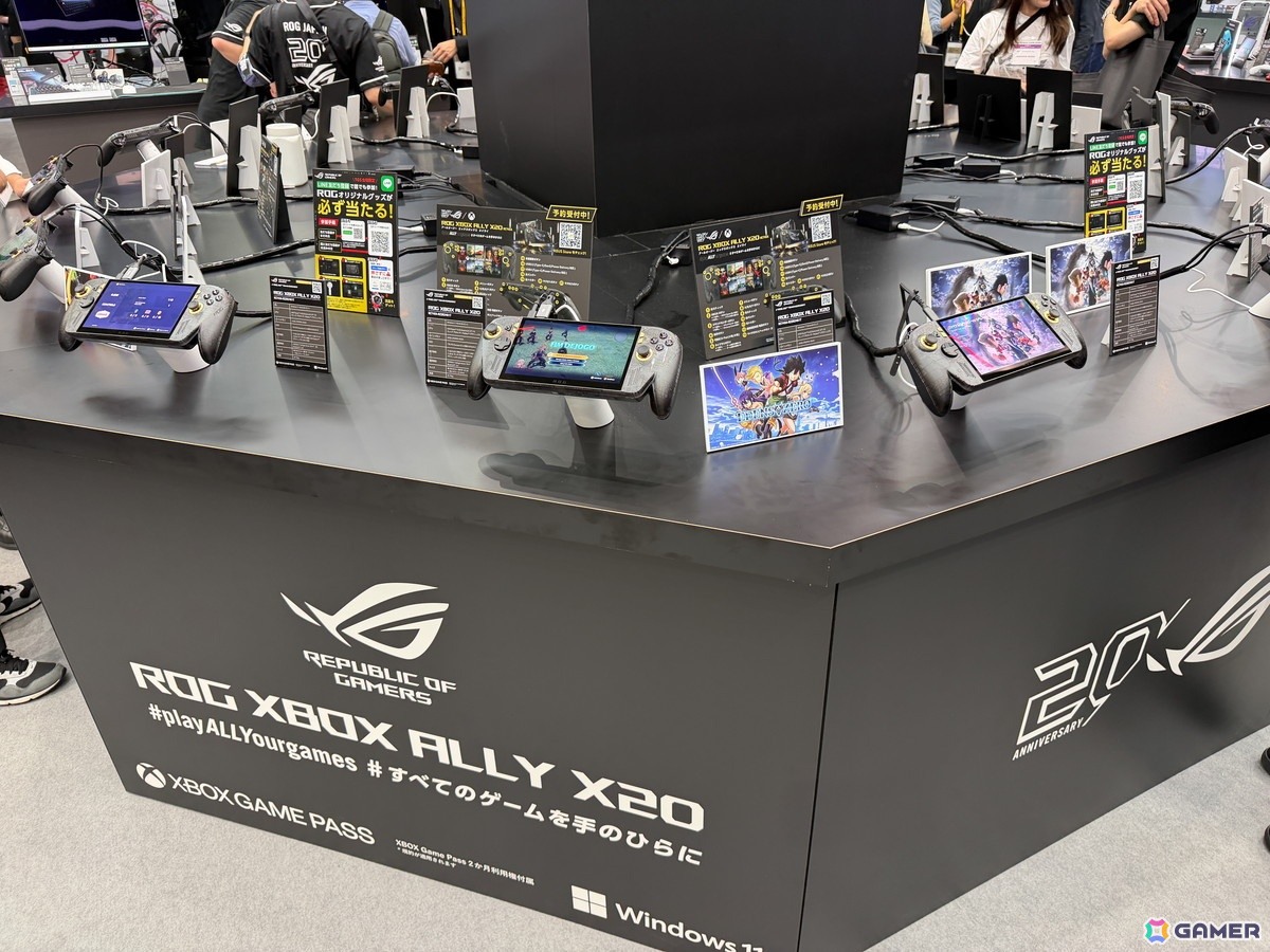 ROG20周年モデルが一堂に!「ROG XBOX Ally X20」や最新ゲーミングデバイスを体験できるASUS / ROGブースを紹介【TGS2026】の画像
