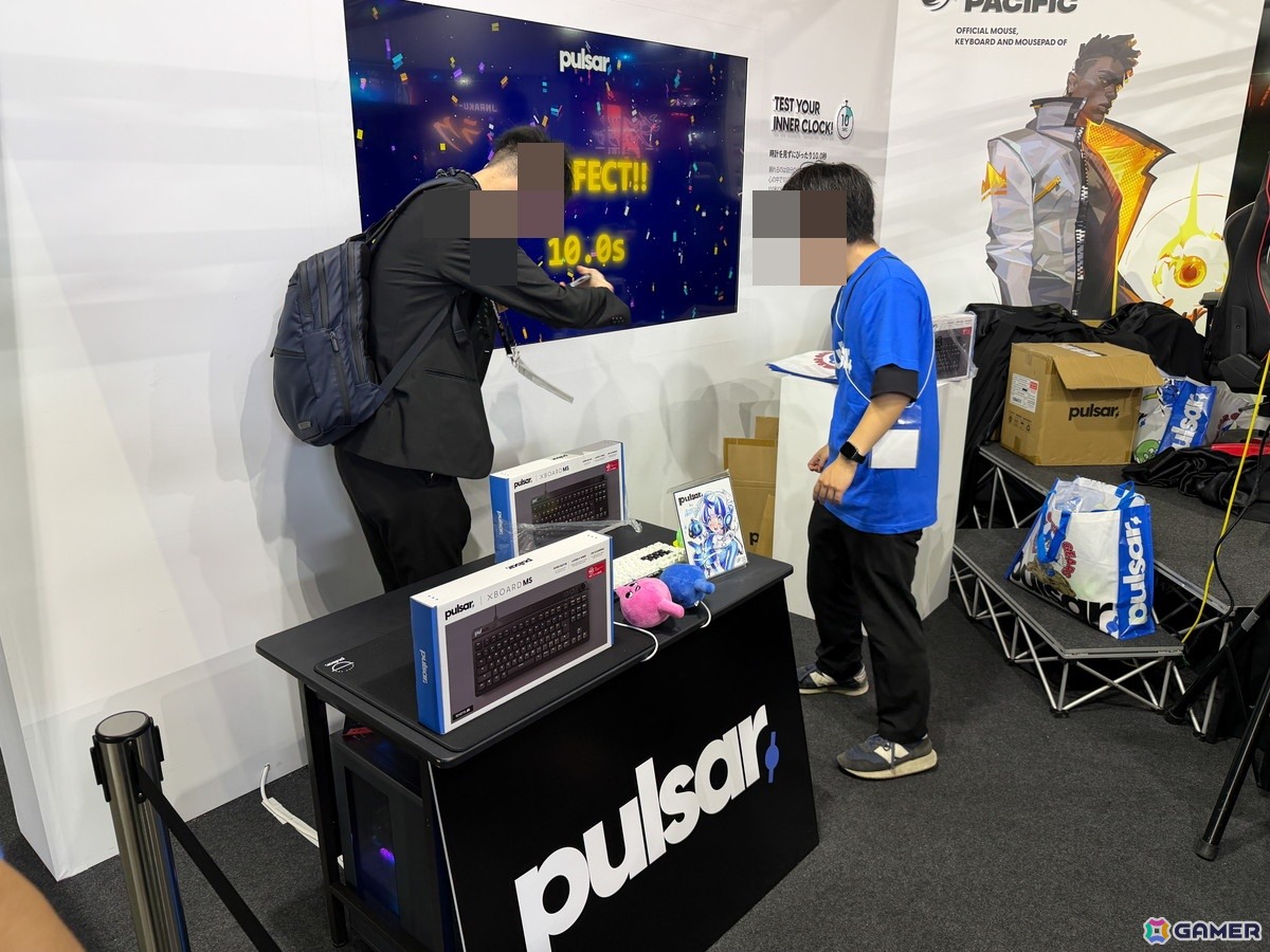 未発売のゲーミングギアをいち早く体験!10秒チャレンジにも挑戦できるPulsarブースを紹介【TGS2026】の画像