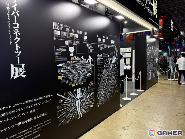 「.hack」など歴代作品の開発資料がずらり！30周年を迎えたサイバーコネクトツー初のTGSブースを紹介【TGS2026】の画像5