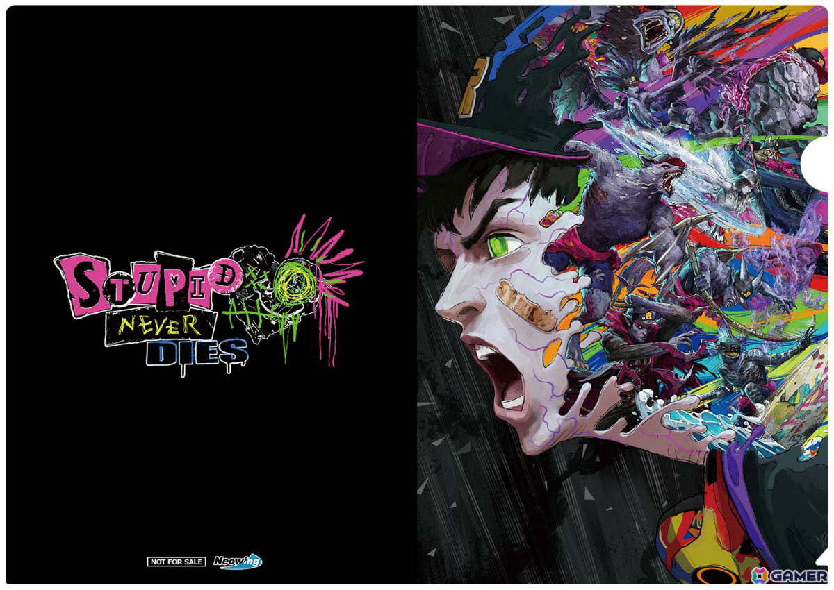「Stupid Never Dies」PS5パッケージ版の店舗別購入特典が公開!B2タぺストリーやA4クリアファイルなどがラインナップの画像