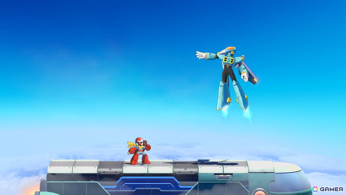 「ロックマン: デュアル オーバーライド」新ボス「ジェットマン」初公開!特殊武器は攻撃&移動に使えるジェットスティンガーの画像