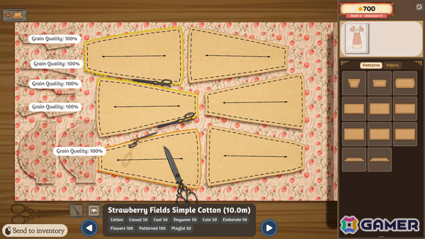ドレス作りのあらゆる工程を自分の手で楽しめる仕立て屋クラフトゲーム「Dressmaker」がリリース！の画像2