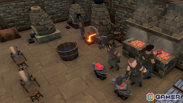 鍛冶屋経営シミュレーション「Blacksmith Master」正式リリース日が11月19日に決定!マスター作業員やバリスタ、大砲といった攻城兵器が登場の画像