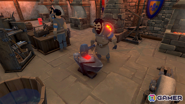 鍛冶屋経営シミュレーション「Blacksmith Master」正式リリース日が11月19日に決定!マスター作業員やバリスタ、大砲といった攻城兵器が登場の画像