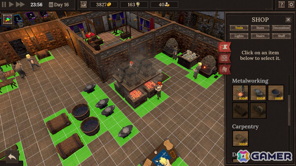 鍛冶屋経営シミュレーション「Blacksmith Master」正式リリース日が11月19日に決定!マスター作業員やバリスタ、大砲といった攻城兵器が登場の画像