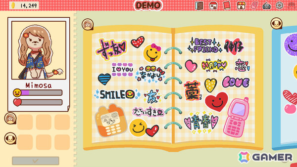 平成レトロシール手帳シム「Sticker DECO ~わたしのシール手帳~」発売日が10月31日に決定!の画像