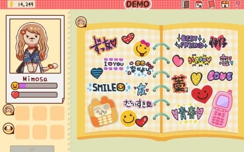 平成レトロシール手帳シム「Sticker DECO ～わたしのシール手帳～」発売日が10月31日に決定！