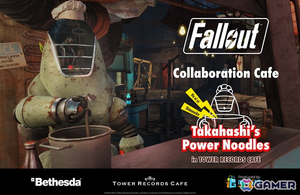 「Fallout」TOWER RECORDSとのコラボカフェが10月22日より表参道店で開催！作中に登場するフードなどをカフェ風にアレンジしたメニューもの画像1