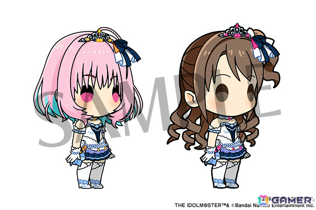 チビキャラアバター「島村卯月」「夢見りあむ」