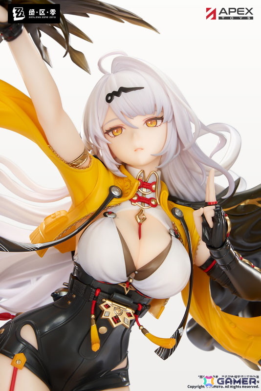 「ゼンゼロ」儀玄が全高約46cmにおよぶ圧巻のスケール感で立体化!黒い鳳凰のエフェクトを纏い、凛とした立ち姿とクールな雰囲気を漂わせる造形にの画像