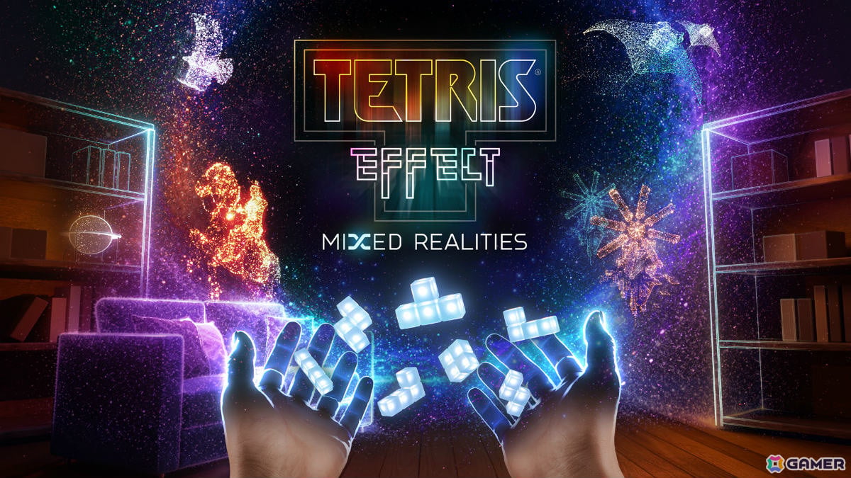 「テトリス エフェクト」シリーズ完全新作「Tetris Effect: Mixed Realities」が2027年にMeta VR glasses、Meta Quest 3/3Sでリリース！の画像