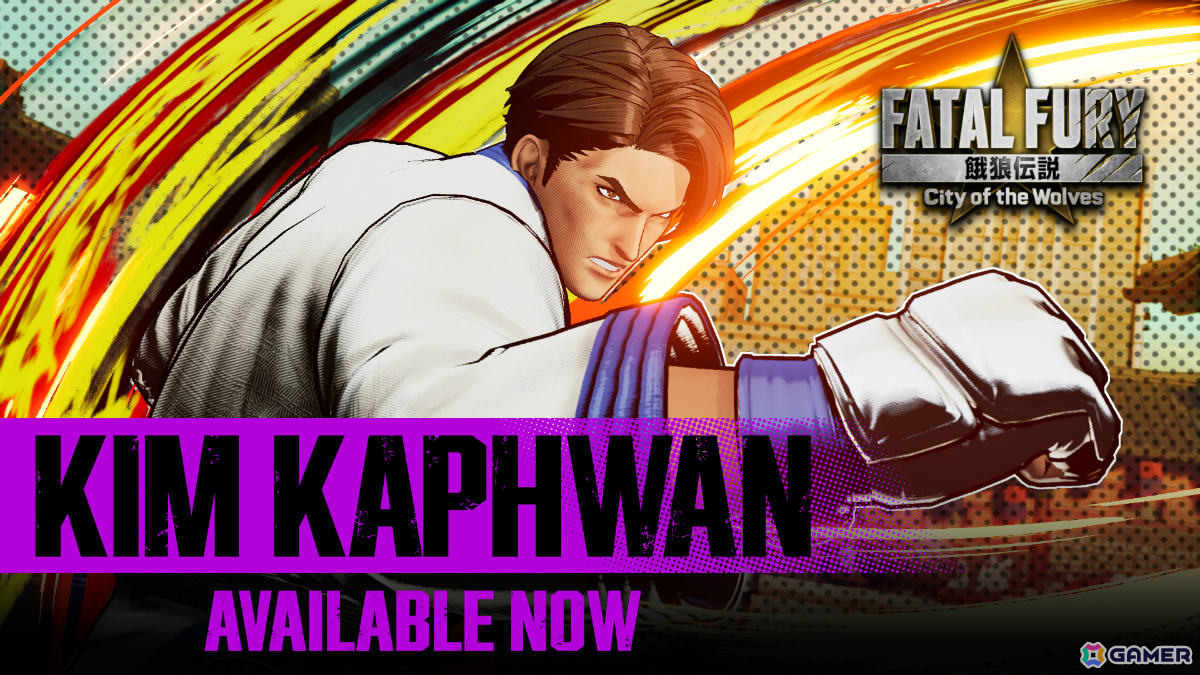 「餓狼伝説 City of the Wolves」DLCキャラ「キム・カッファン」が配信!大張正己氏が監督するアニメーショントレーラーも公開の画像