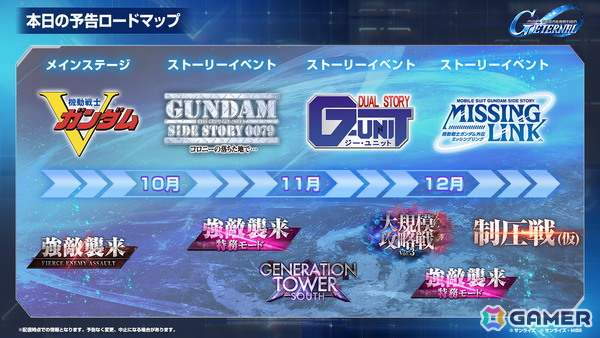 「SDガンダム ジージェネレーション エターナル」メインステージ「機動戦士Vガンダム」が9月30日に追加！V2アサルトバスターガンダム（EX）なども登場の画像1