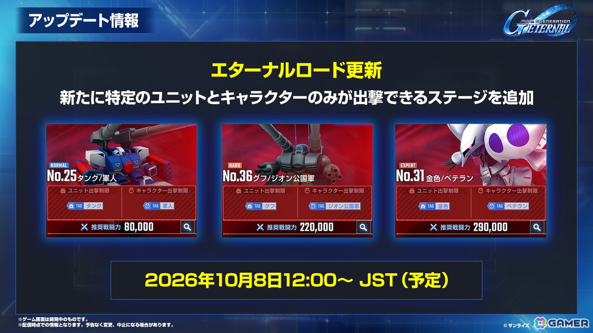 「SDガンダム ジージェネレーション エターナル」メインステージ「機動戦士Vガンダム」が9月30日に追加！V2アサルトバスターガンダム（EX）なども登場の画像30