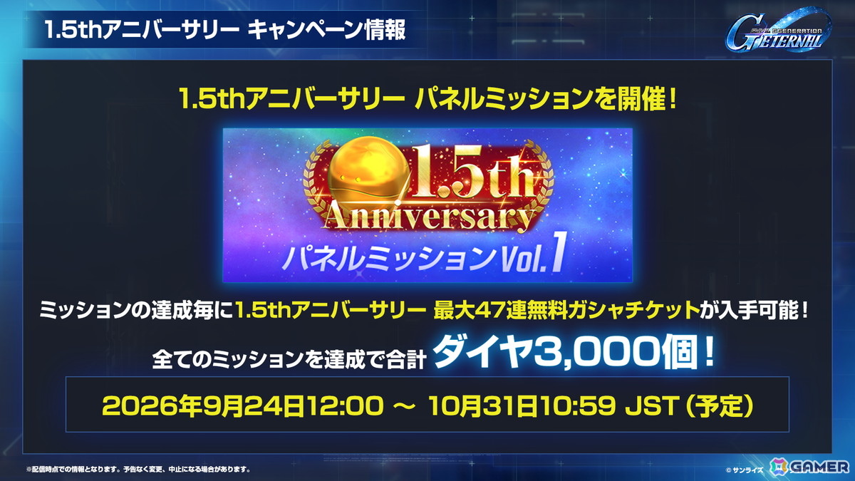 「SDガンダム ジージェネレーション エターナル」メインステージ「機動戦士Vガンダム」が9月30日に追加！V2アサルトバスターガンダム（EX）なども登場の画像41