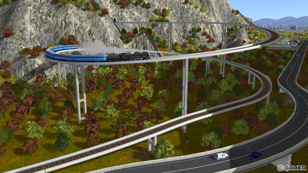 都市開発鉄道SLG「A列車で行こう9 PRIME LINE」が12月10日に発売！長距離を緩やかに曲がるカーブやループ線などの路線を実現可能にの画像