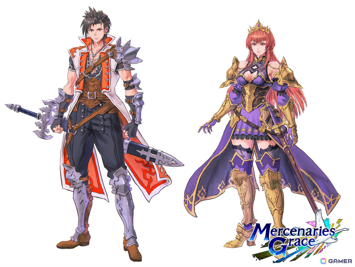タクティカルSRPG「マーセナリーズグレイス 黒い羽根と黄金の右腕」が11月に配信！若き傭兵と望まれぬ女王の出会いの物語の画像