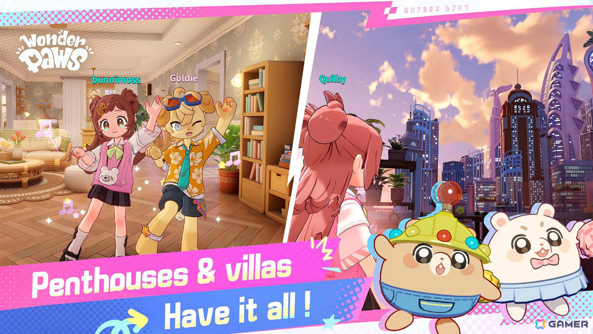 「AFK」シリーズのLilithGamesによる都市型ライフシミュレーション「WonderPaws」初公開PVが解禁!動物たちとの暮らしを楽しめるの画像