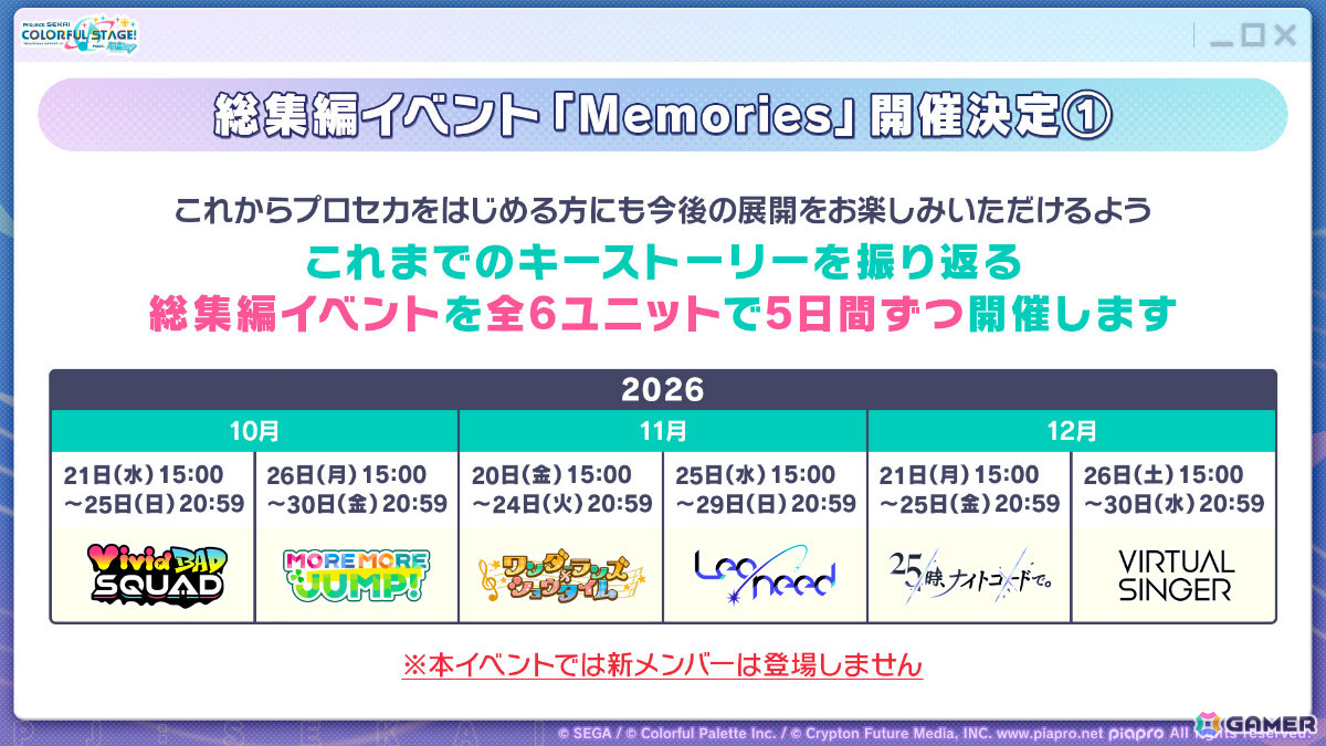 「プロセカ」キタニタツヤさんの書き下ろし6thアニバーサリーソング「エメラルド」が9月30日に追加!の画像