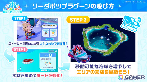 「ホロドリ」新エリア「ソーダポップラグーン」が9月29日の初となる大型アップデートで登場！最大9人のミニゲーム「スプラッシュボール」も実装の画像3