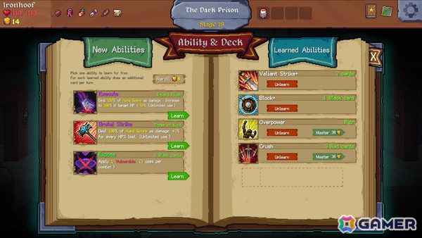 ポーカーの駆け引きと奥深いビルド構築が融合したローグライクゲーム「Heroes of Magic ＆ Cards」CS版が発売！の画像5