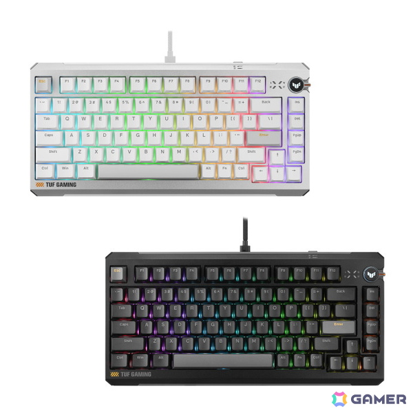 「TUF Gaming K4 Magnetic」発売！0.01mm単位の調整＆8,000Hz対応―ラピッドトリガー切替スイッチも搭載の画像1