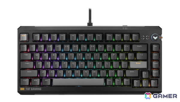 「TUF Gaming K4 Magnetic」発売！0.01mm単位の調整＆8,000Hz対応―ラピッドトリガー切替スイッチも搭載の画像2
