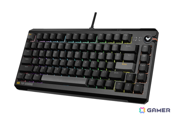 「TUF Gaming K4 Magnetic」発売！0.01mm単位の調整＆8,000Hz対応―ラピッドトリガー切替スイッチも搭載の画像3