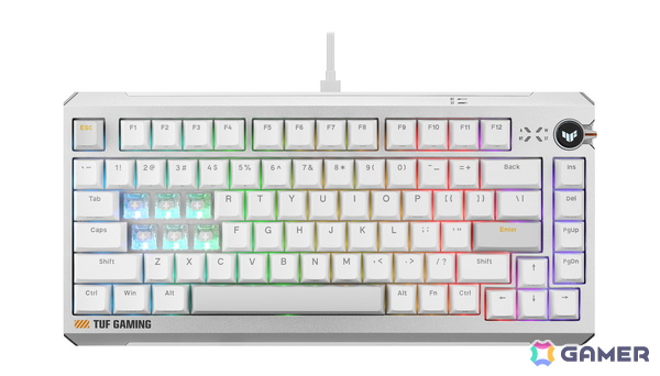 「TUF Gaming K4 Magnetic」発売！0.01mm単位の調整＆8,000Hz対応―ラピッドトリガー切替スイッチも搭載の画像6